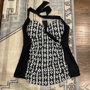 Merona swim top - tankini with rouching